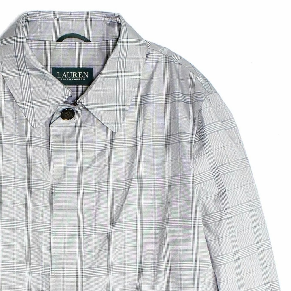 Lauren by Ralph Lauren Mens Rain Trench Coat